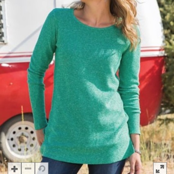 sahalie Sweaters - NWOT Sahalie Best Better Tunic Sweater emerald sahalie Sweaters - NWOT Sahalie Best Better Tunic Sweater emerald